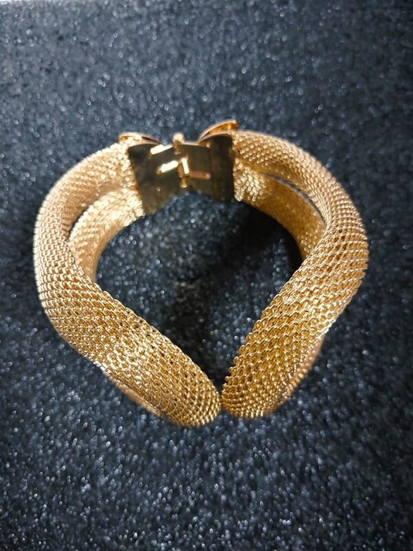 Gold Mesh statement Cuff - Image 7