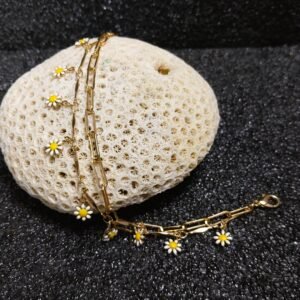 Lily charm bracelet