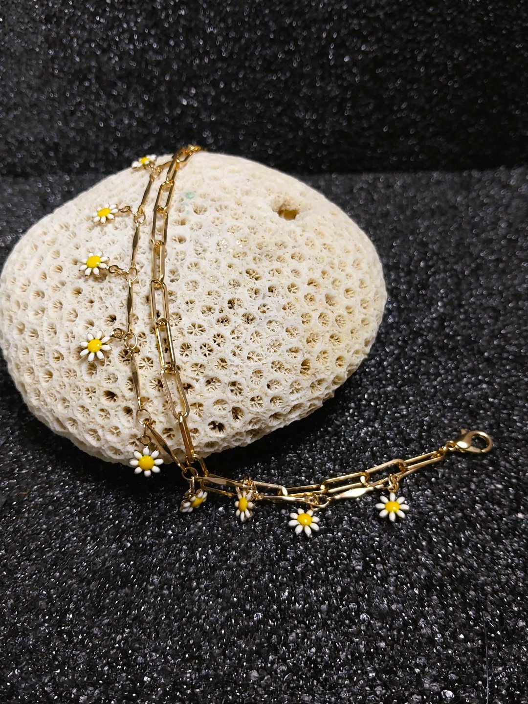 Lily charm bracelet