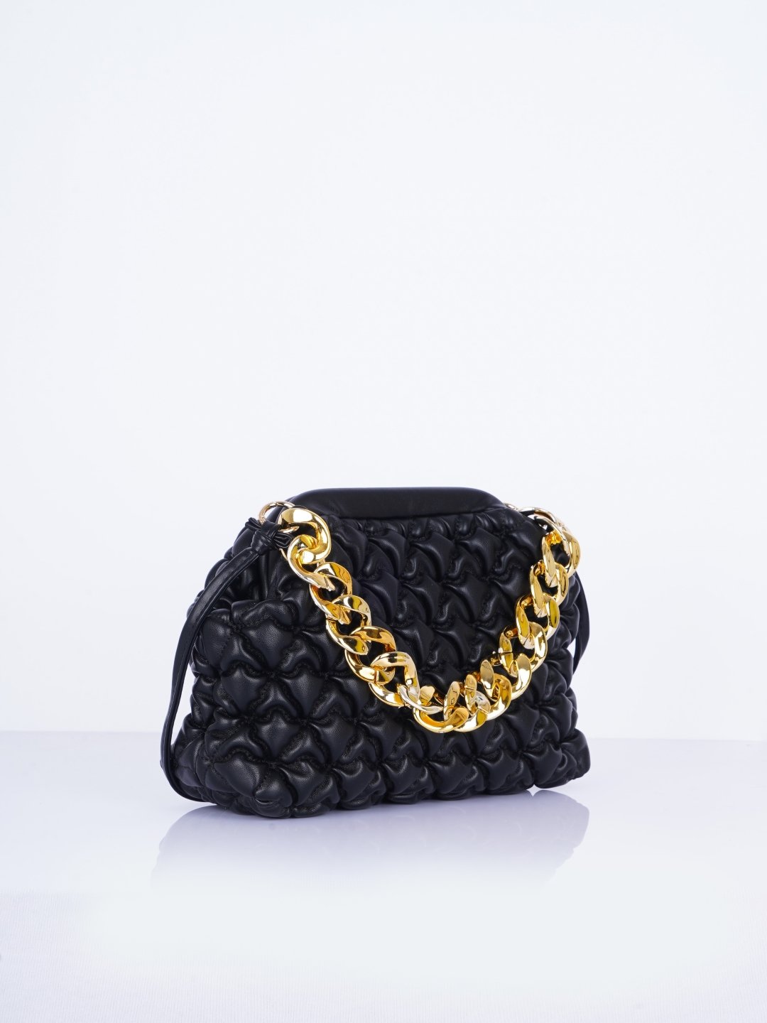 Textured Structured Sling Bag