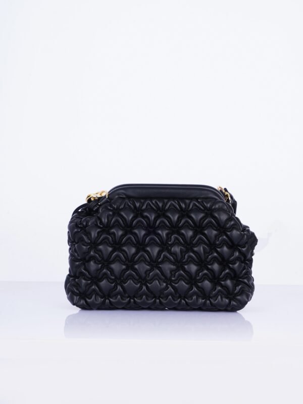 Textured Structured Sling Bag