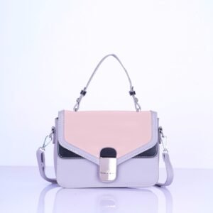 Colour blocked Structured Satchel