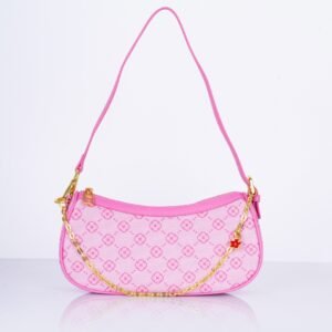 Geometric Printed Structured Handheld Bag