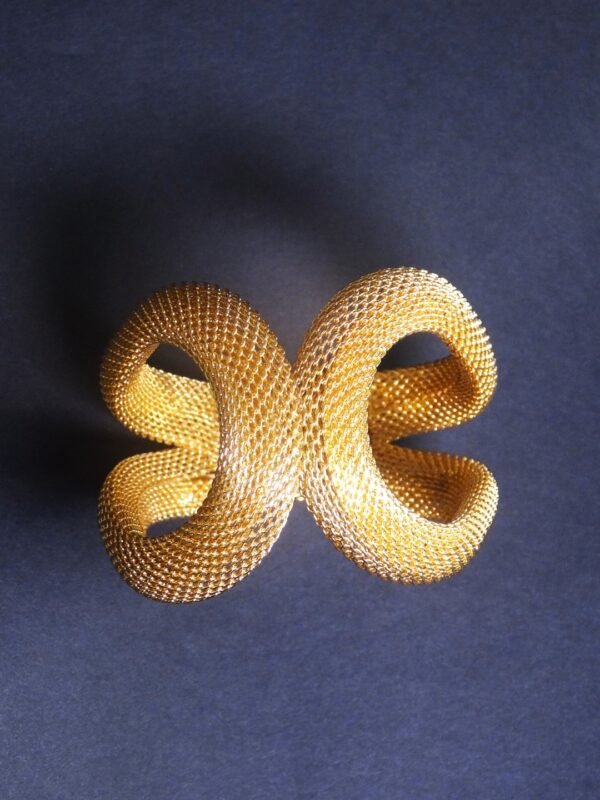 Gold Mesh statement Cuff - Image 2
