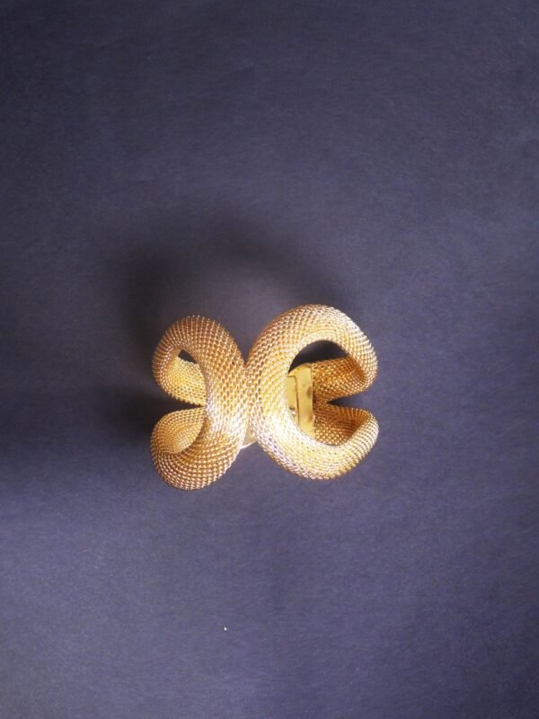 Gold Mesh statement Cuff - Image 4