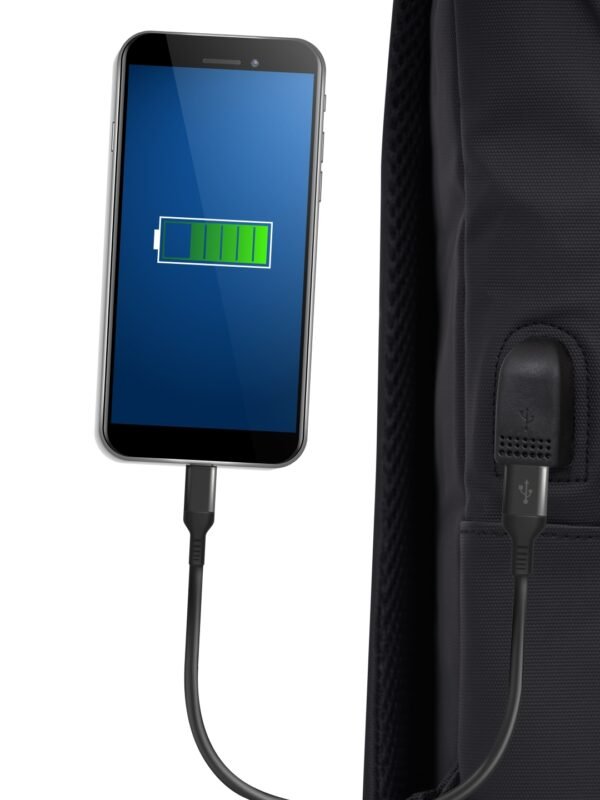 Unisex Ergonomic Backpack with USB Charging Port - Image 2