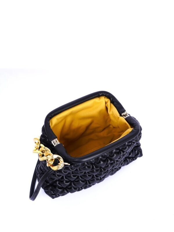 Textured Structured Sling Bag