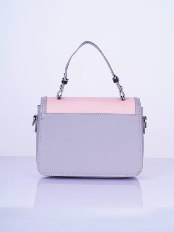 Colour blocked Structured Satchel - Image 3