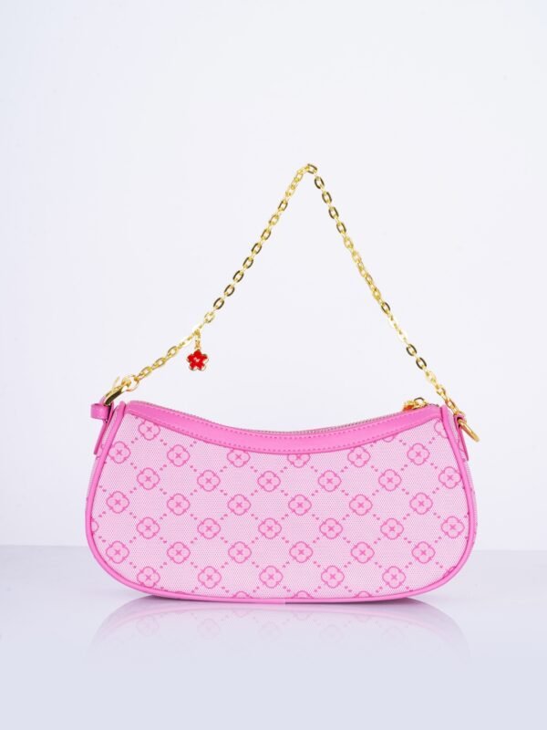 Geometric Printed Structured Handheld Bag - Image 2
