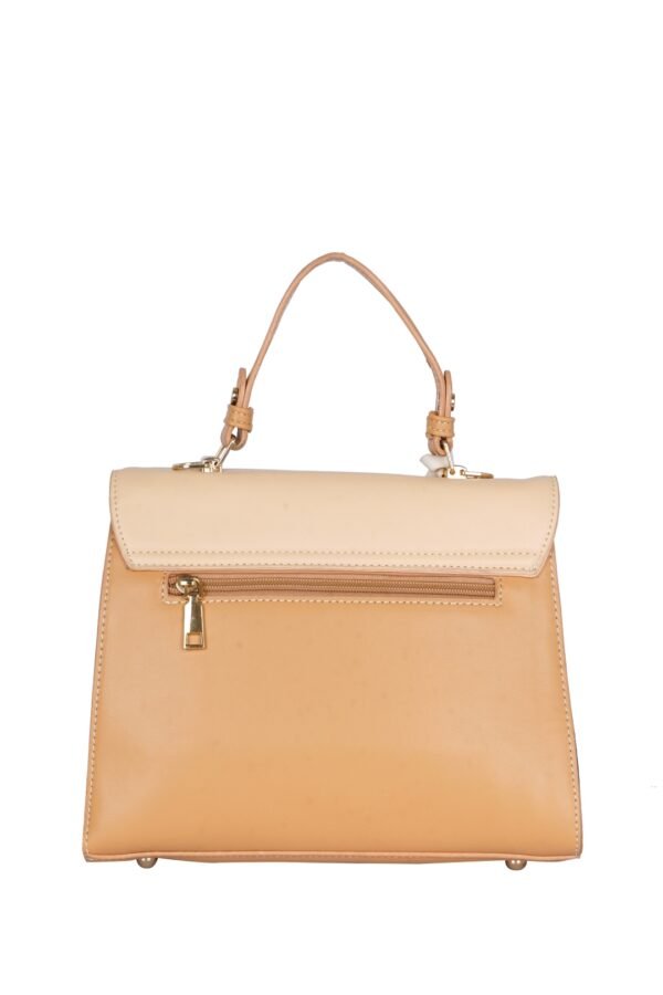 Colourblocked Structured Satchel Bag - Image 4