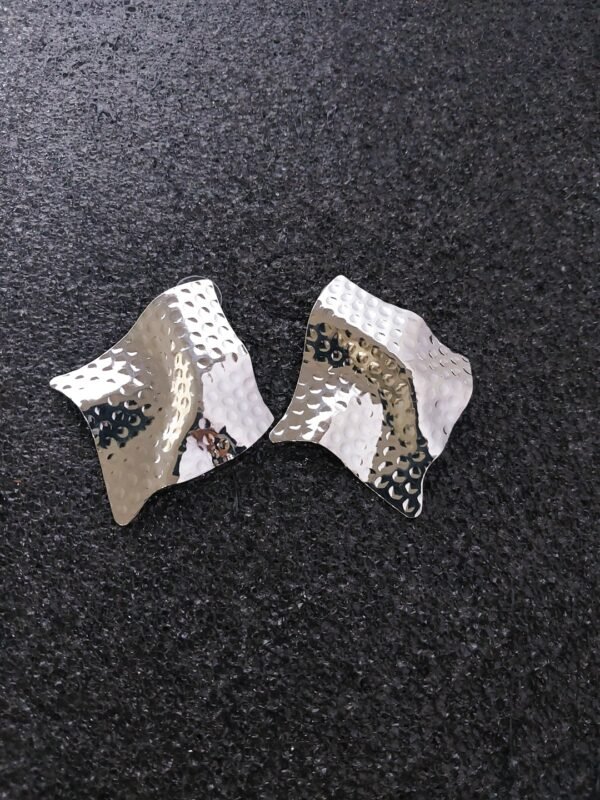 Big drop earrings abstart moon